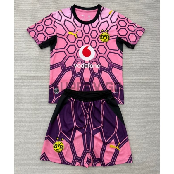 Camiseta de Portero Borussia Dortmund 2026/2027 Rosa Niño Kit