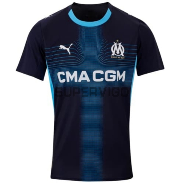 Camiseta Olympique Marsella Segunda Equipación 2025/2026 Azul Marino