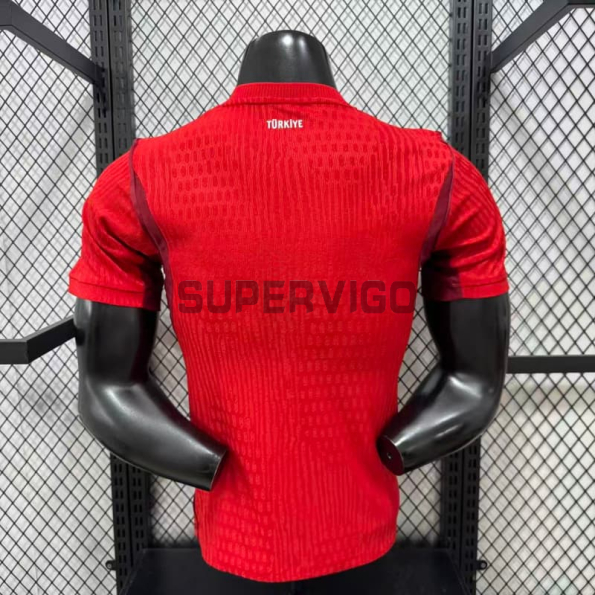Camiseta Turquía Primera Equipación Mundial 2026 Rojo (EDICIÓN JUGADOR)
