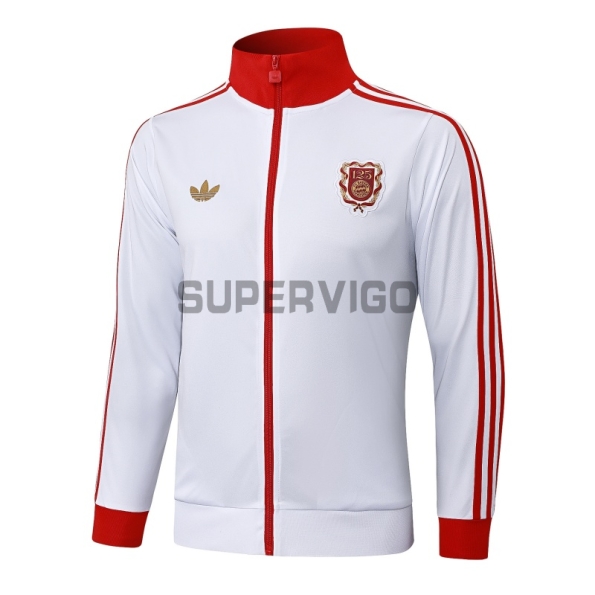 Chaqueta Bayern Múnich 125 Aniversario Edición 2025/2026 Blanco/Rojo