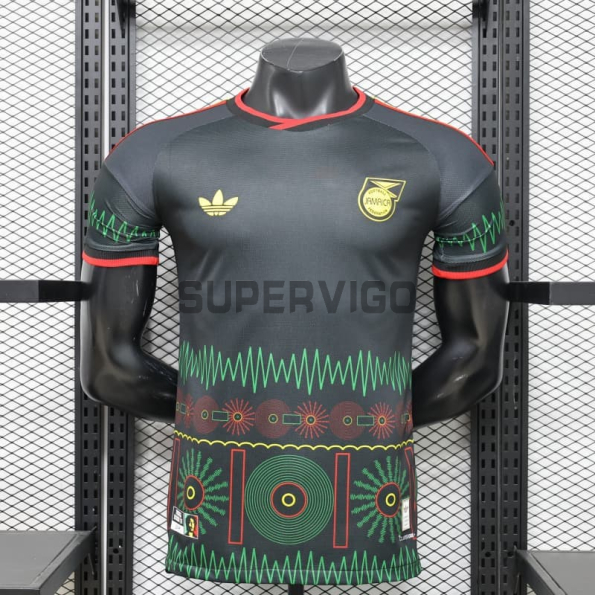 Camiseta Jamaica Segunda Equipación Mundial 2026 Negro (EDICIÓN JUGADOR)