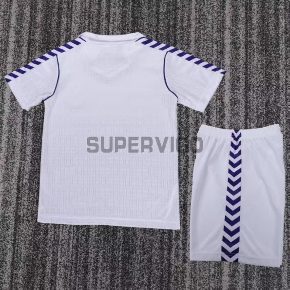 Camiseta Real Madrid Primera Equipación Retro 1988/90 Blanco Niño Kit