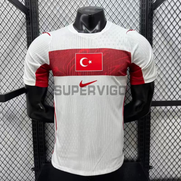 Camiseta Turquía Segunda Equipación Mundial 2026 Blanco (EDICIÓN JUGADOR)
