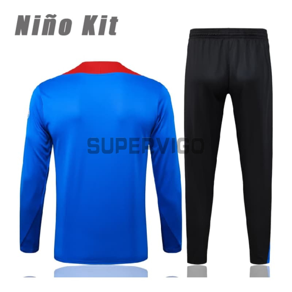 Sudadera De Entrenamiento PSG 2025/2026 Niño Kit Azul/Rojo