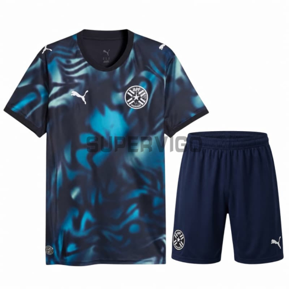 Camiseta Paraguay Segunda Equipación Mundial 2026 Azul Niño Kit