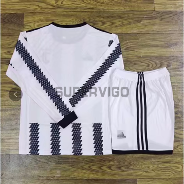 Juventus Soccer Jersey Home Long Sleeve Kit 2022/2023