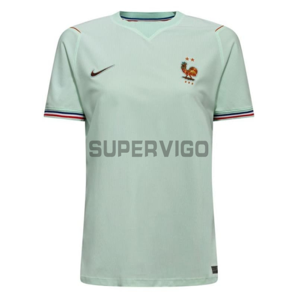 Camiseta Francia Segunda Equipación Mundial 2026 Verde Menta Mujer