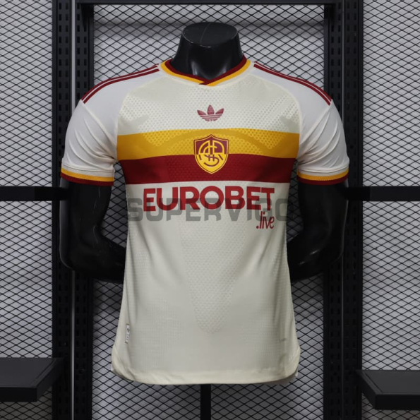 Camiseta AS Roma Segunda Equipación 2026/2027 Blanco (EDICIÓN JUGADOR)