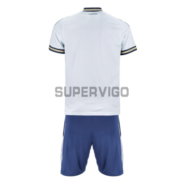 Camiseta Italia Segunda Equipación Mundial 2026 Blanco Niño Kit