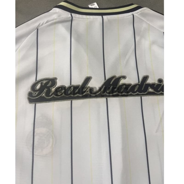 Camiseta Real Madrid 2025/2026 Baseball Shirt Blanco/Azul Marino