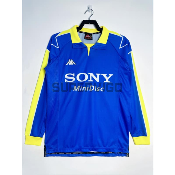 Camiseta Juventus Segunda Equipación Retro 1997/1998 ML Azul