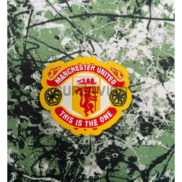 Camiseta Manchester United x Stone Roses 2026/2027 Edición Especial Gris/Verde