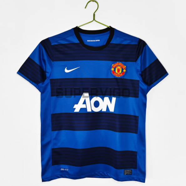 Camiseta Manchester United Segunda Equipación Retro 2011/12 Azul