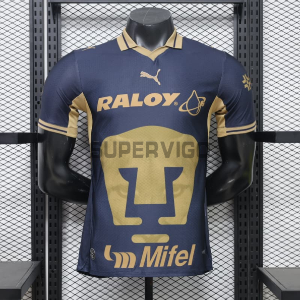 Camiseta Pumas UNAM Segunda Equipación 2026/2027 Azul Marino (EDICIÓN JUGADOR)