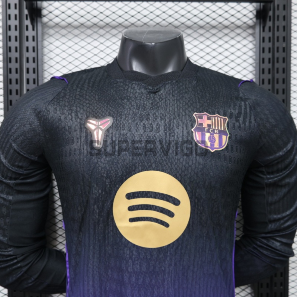 Camiseta Barcelona 2026/2027 ML Morado/Negro (EDICIÓN JUGADOR)