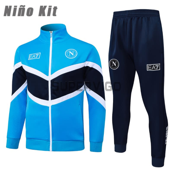 Chandal Napoli 2025/2026 Niño Azul/Negro