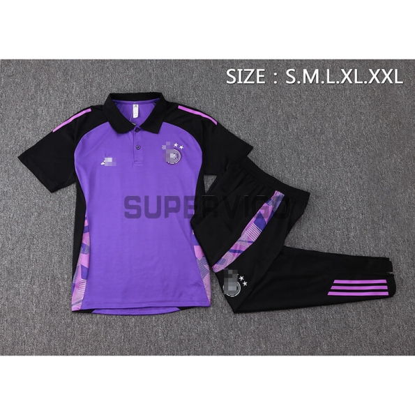 Polo Alemania 2024 Morado/Negro