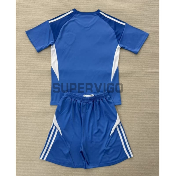 Camiseta de Portero Leeds chester United 2025/2026 Azul Niño Kit