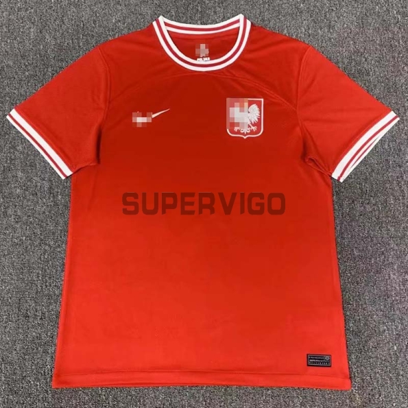 Camiseta Polonia Segunda Equipación 2022 Mundial