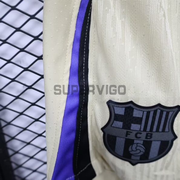 Pantalón Corto Barcelona Segunda Equipación 2025/2026 Oro (EDICIÓN JUGADOR)