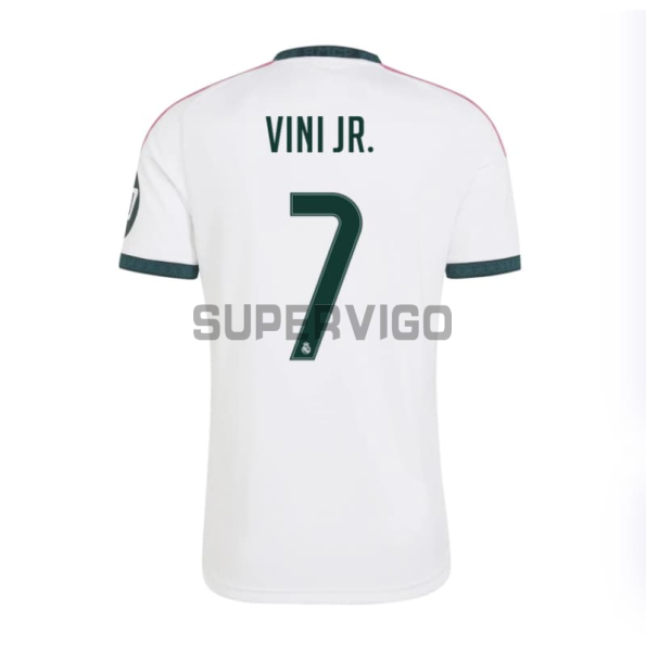 Camiseta VINI JR. 7 Real Madrid Primera Equipación 2026/2027 Blanco con Parche HP