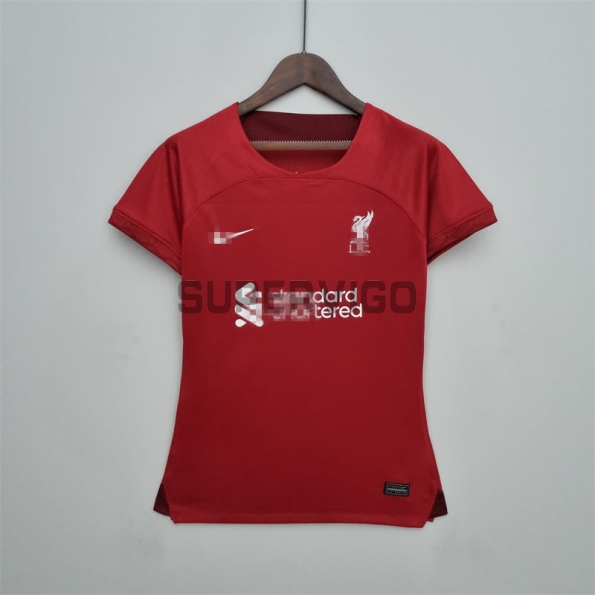 Camiseta Liverpool Primera Equipación 2022/2023 Mujer