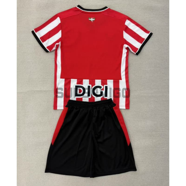 Camiseta  Athletic de Bilbao Primera Equipación 2026/2027 Rojo/Blanco Niño Kit