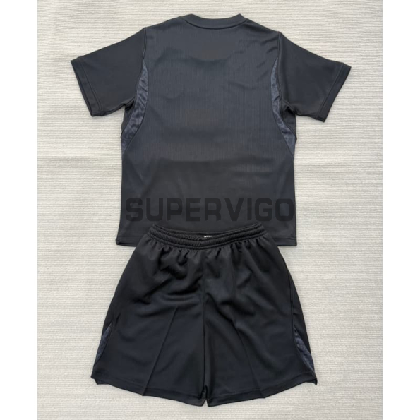 Camiseta Noruega Segunda Equipación Mundial 2026 Negro Niño Kit