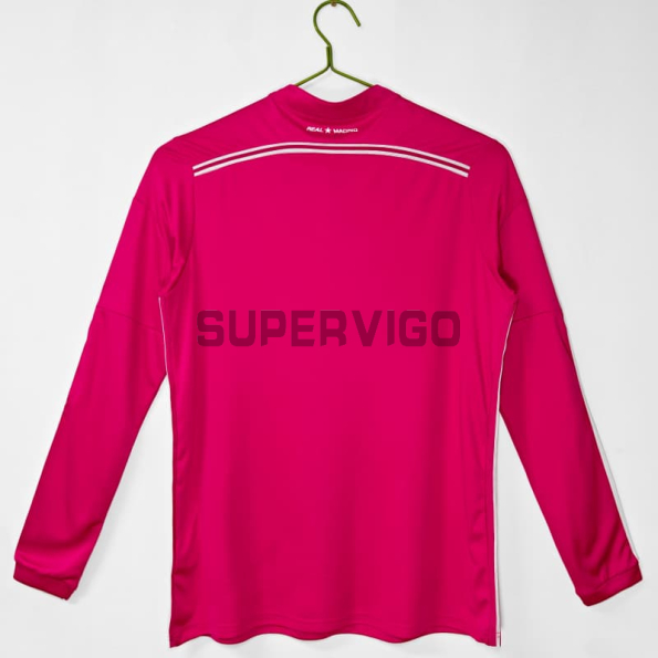 Camiseta Real Madrid Segunda Equipación Retro 2014/15 ML Rosa