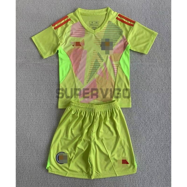 Camiseta De Portero Escocia 2024 Niño Kit Amarillo