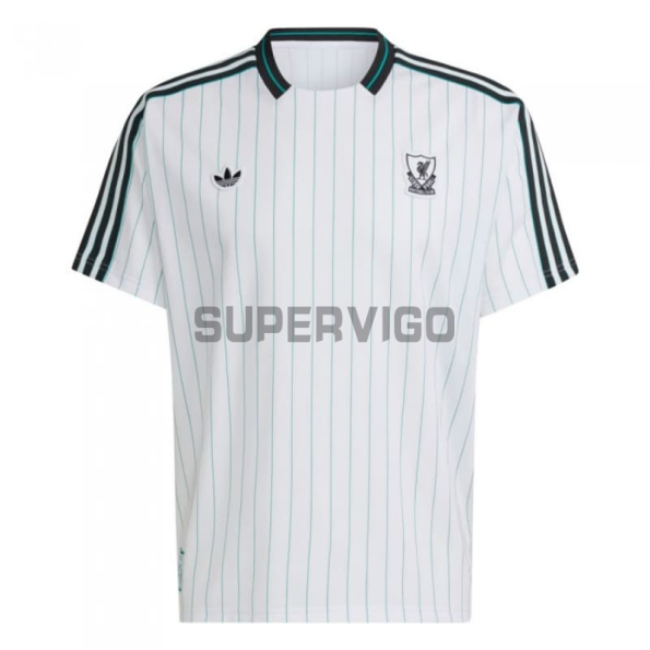 Camiseta Liverpool Terrace Icons Retro 2025/26 Blanco