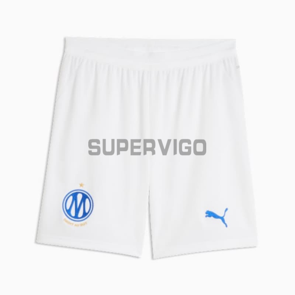 Pantalón Corto Olympique Marsella Primera Equipación 2026/2027 Blanco