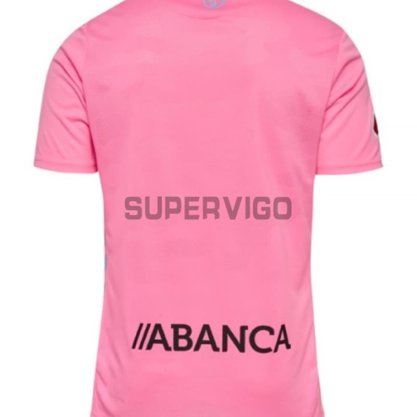 Camiseta Celta de Vigo Tercera Equipación 2025/2026 Rosa con Parche La Liga