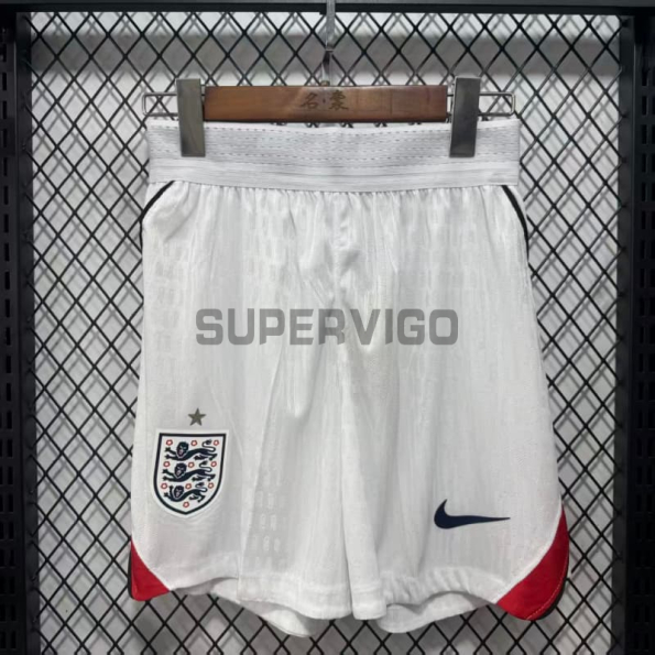 Pantalón Corto Inglaterra Primera Equipación Mundial 2026 Blanco (EDICIÓN JUGADOR)
