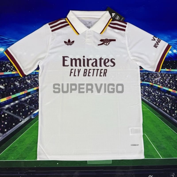 Camiseta Arsenal Tercera Equipación 2025/2026 Blanco
