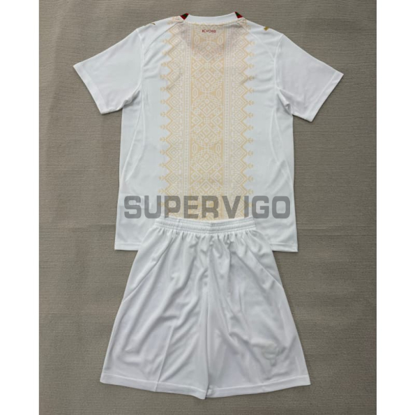Camiseta Marruecos Segunda Equipación Mundial 2026 Blanco/Oro