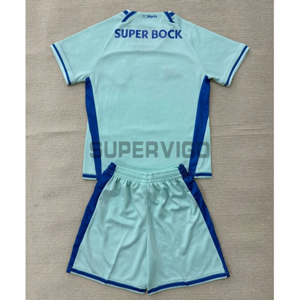 Camiseta Porto Tercera Equipación 2026/2027 Azul Cielo Niño Kit