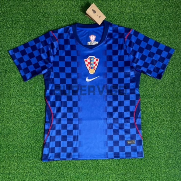Camiseta Croacia Segunda Equipación Mundial 2026 Azul