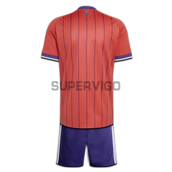 Camiseta Escocia Segunda Equipación Mundial 2026 Rosa Niño Kit