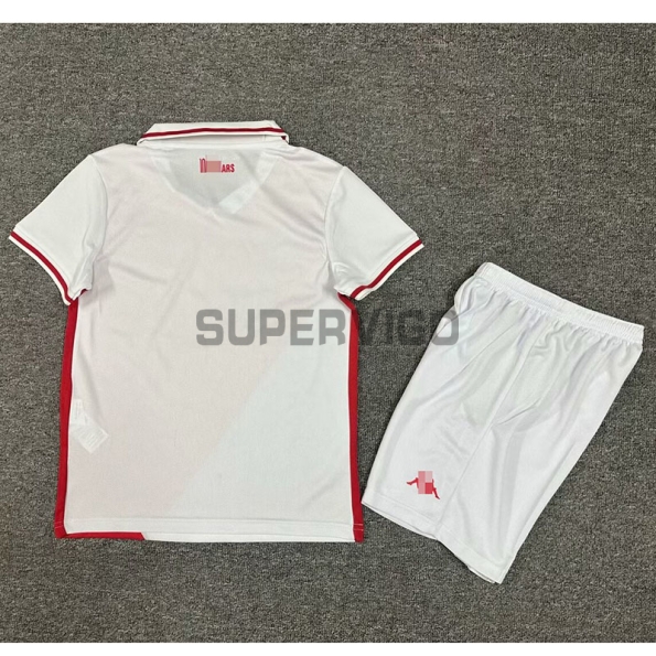 Camiseta Monaco Primera Equipación 2024/2025 Niño Kit