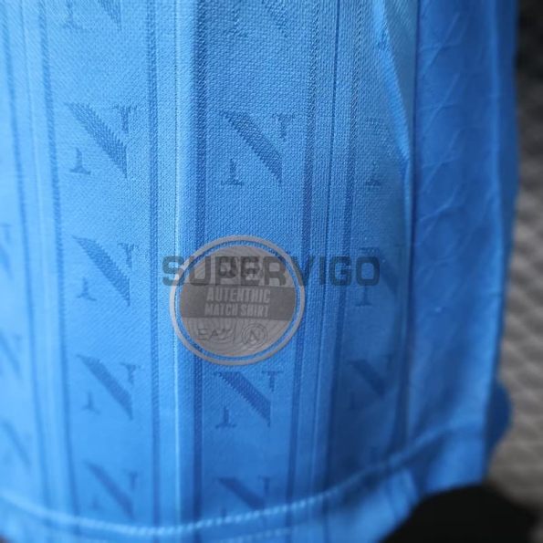 Camiseta Napoli Primera Equipación 2025/2026 Azul (EDICIÓN JUGADOR)