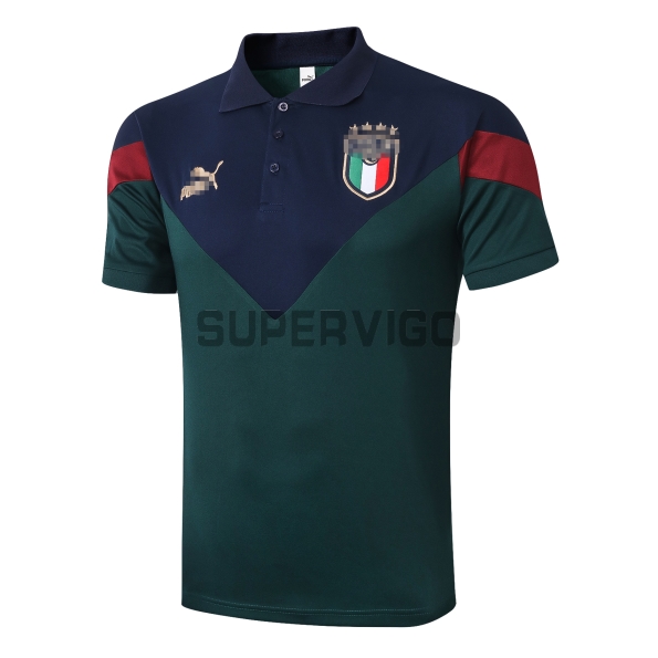 Polo Italie 2020 Vert Foncé