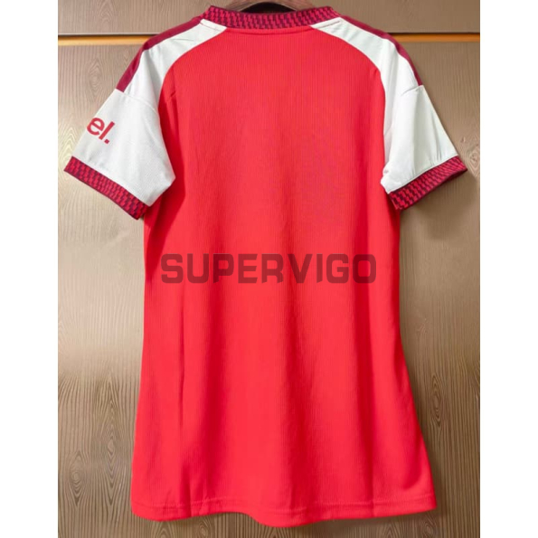Camiseta Arsenal Primera Equipación 2026/2027 Rojo/Blanco Mujer