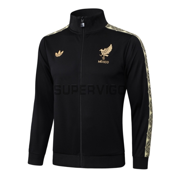Chaqueta México 2025/2026 Retro Negro/Dorado