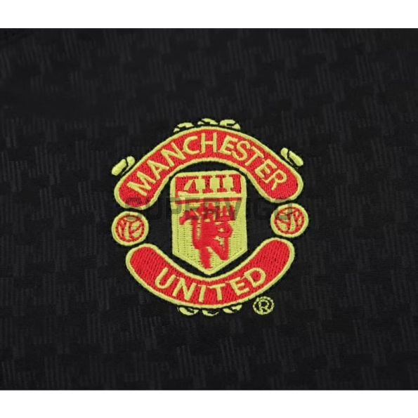 Camiseta Manchester United Segunda Equipación Retro 2003/04 Negro Niño Kit