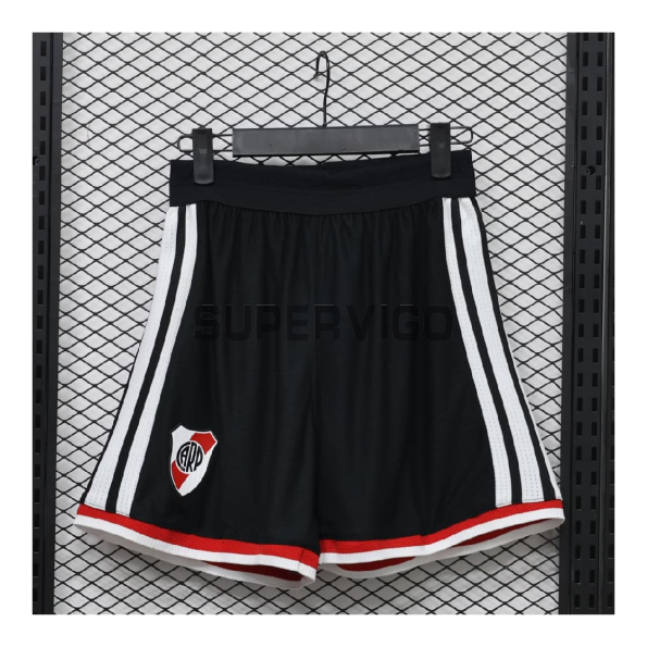 Pantalón Corto Plate River Primera Equipación 2026/2027 Negro (EDICIÓN JUGADOR)