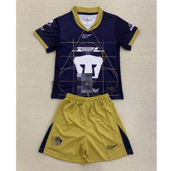 Camiseta Pumas UNAM Segunda Equipación 2024/2025 Niño Kit