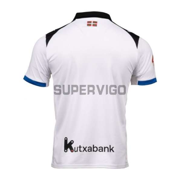 Camiseta Alavés Segunda Equipación 2025/2026 Blanco/Azul con Parche La Liga