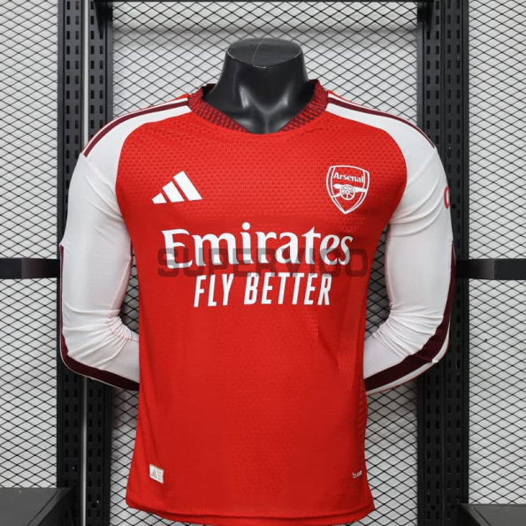 Camiseta Arsenal Primera Equipación 2026/2027 ML Rojo (EDICIÓN JUGADOR)