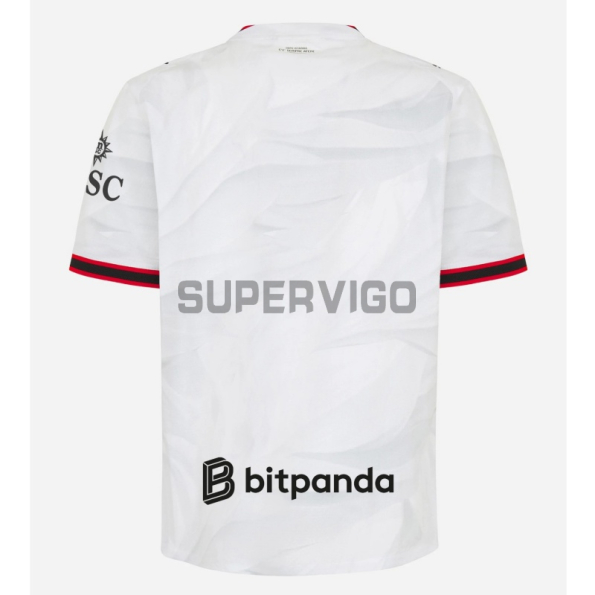 Camiseta AC Milan Segunda Equipación 2026/2027 Blanco/Rojo